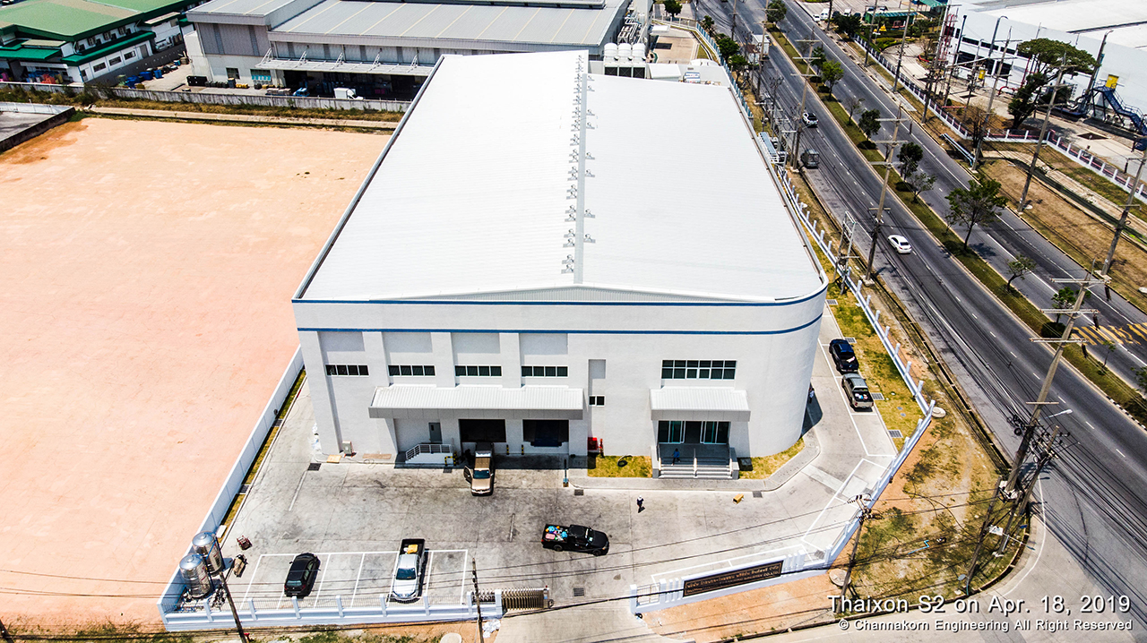 โครงการก่อสร้างโรงงานแห่งใหม่ THAIXON บริษัทโกลบอล ไทยซอน พรีซั่น อินดัสตรี้ จำกัด - Channakorn Engineering Co.,Ltd.