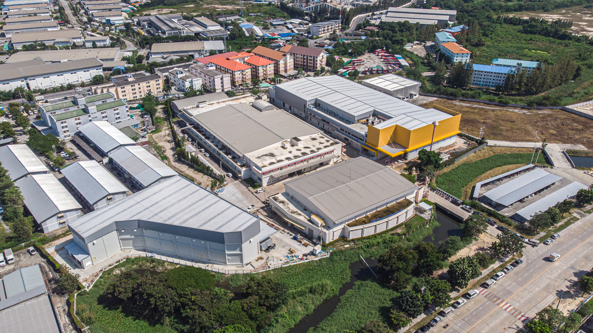 Construction of a food factory and Warehouse of New Concept Co.,Ltd. - Channakorn Engineering Co.,Ltd.