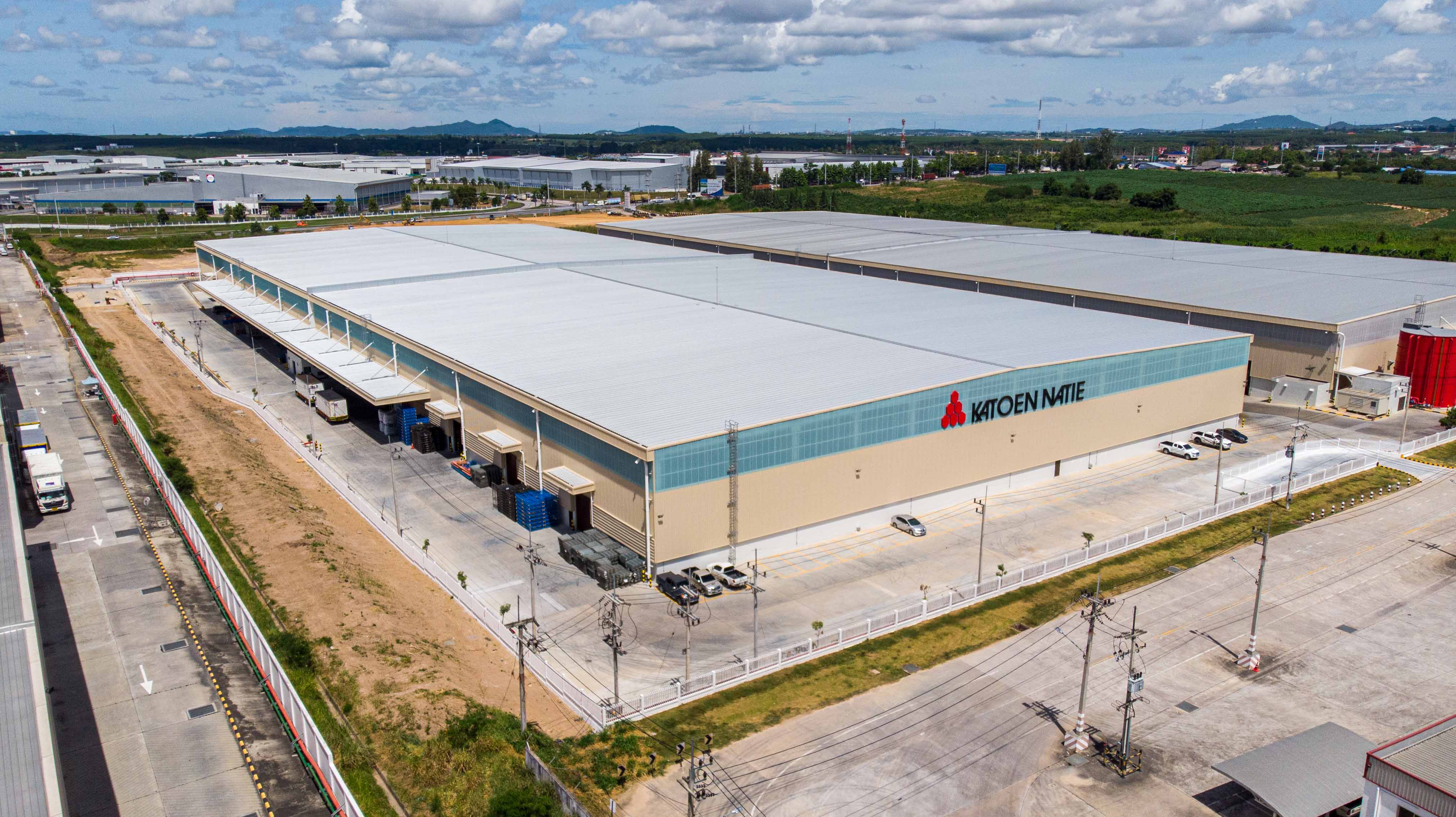 Warehouse Construction EAstern Seaboard center EDC 11-12 of Katon Natie Co.,Ltd. - Channakorn Engineering Co.,Ltd.