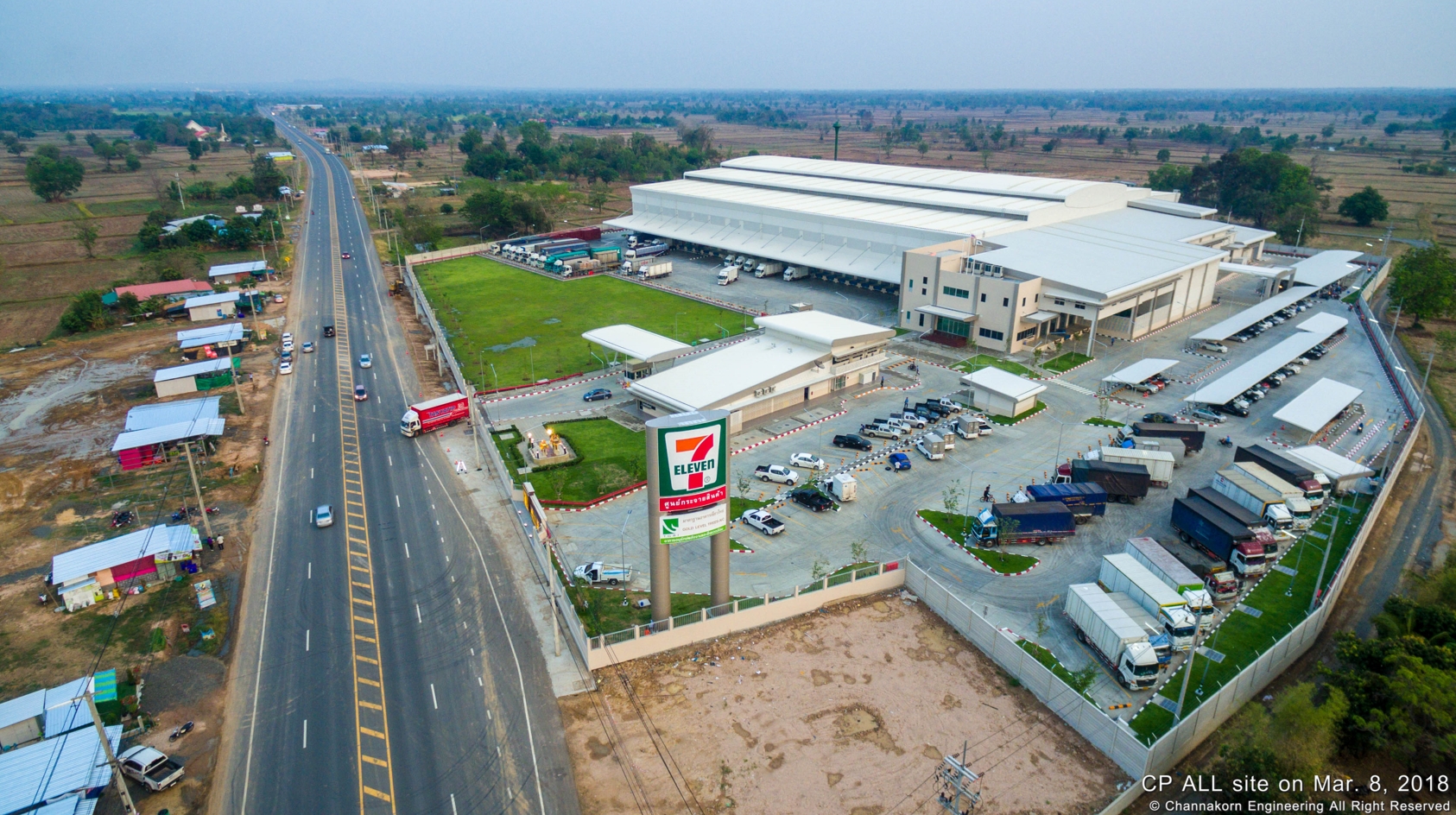 ก่อสร้างศูนย์กระจายสินค้า CPALL RDC บุรีรัมย์ จ.บุรีรัมย์