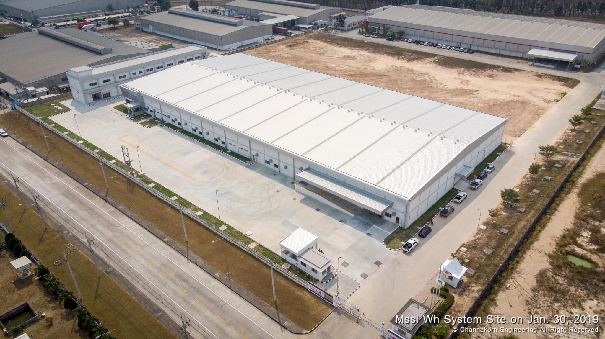 ก่อสร้างโรงงาน MSSL นิคมอุตสาหกรรมเหมราช อีสเทิร์นซีบอร์ด ปลวกแดง ระยอง