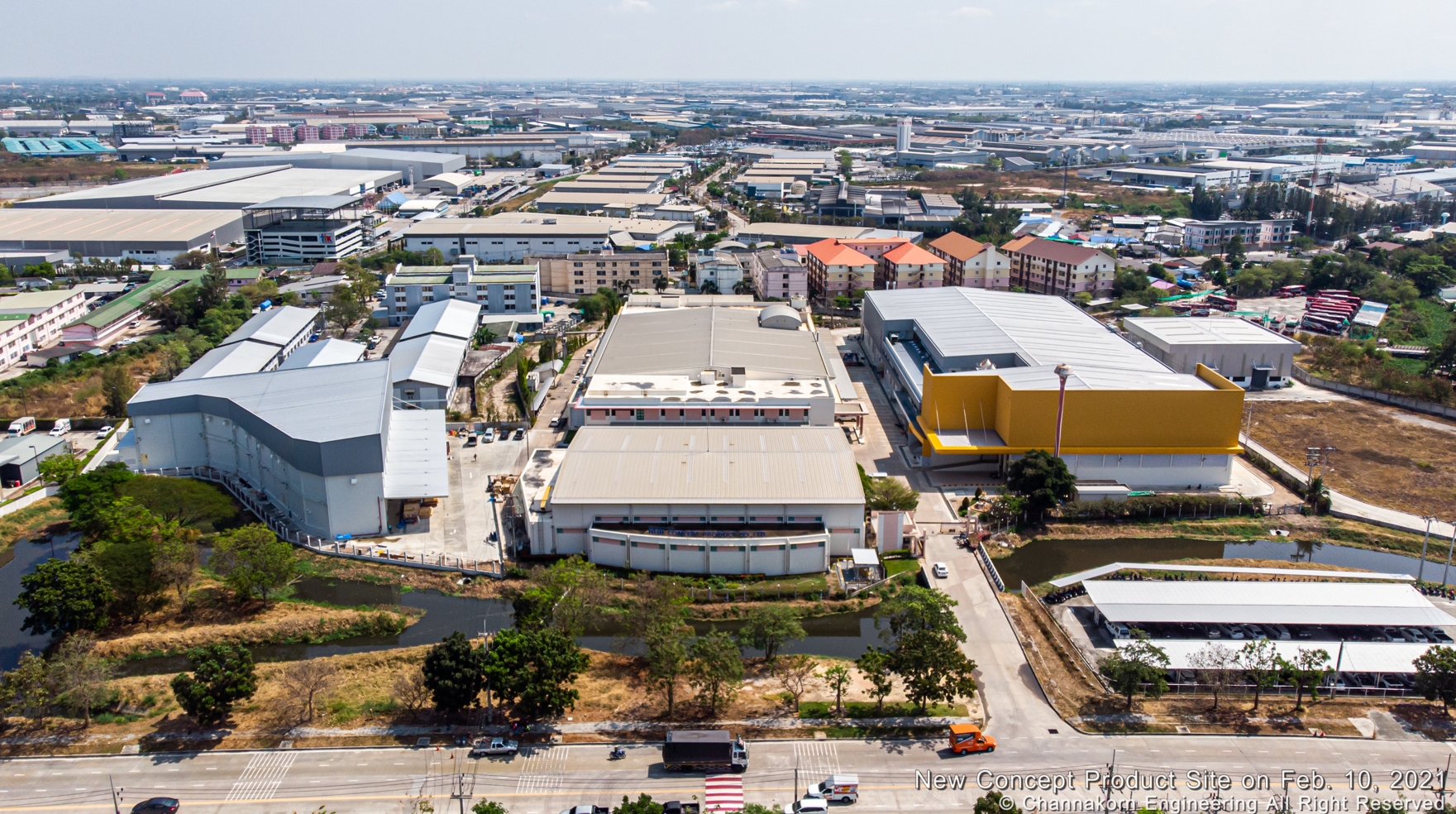 ก่อสร้างโรงงานผลิตอาหารและคลังสินค้า จ.ชลบุรี