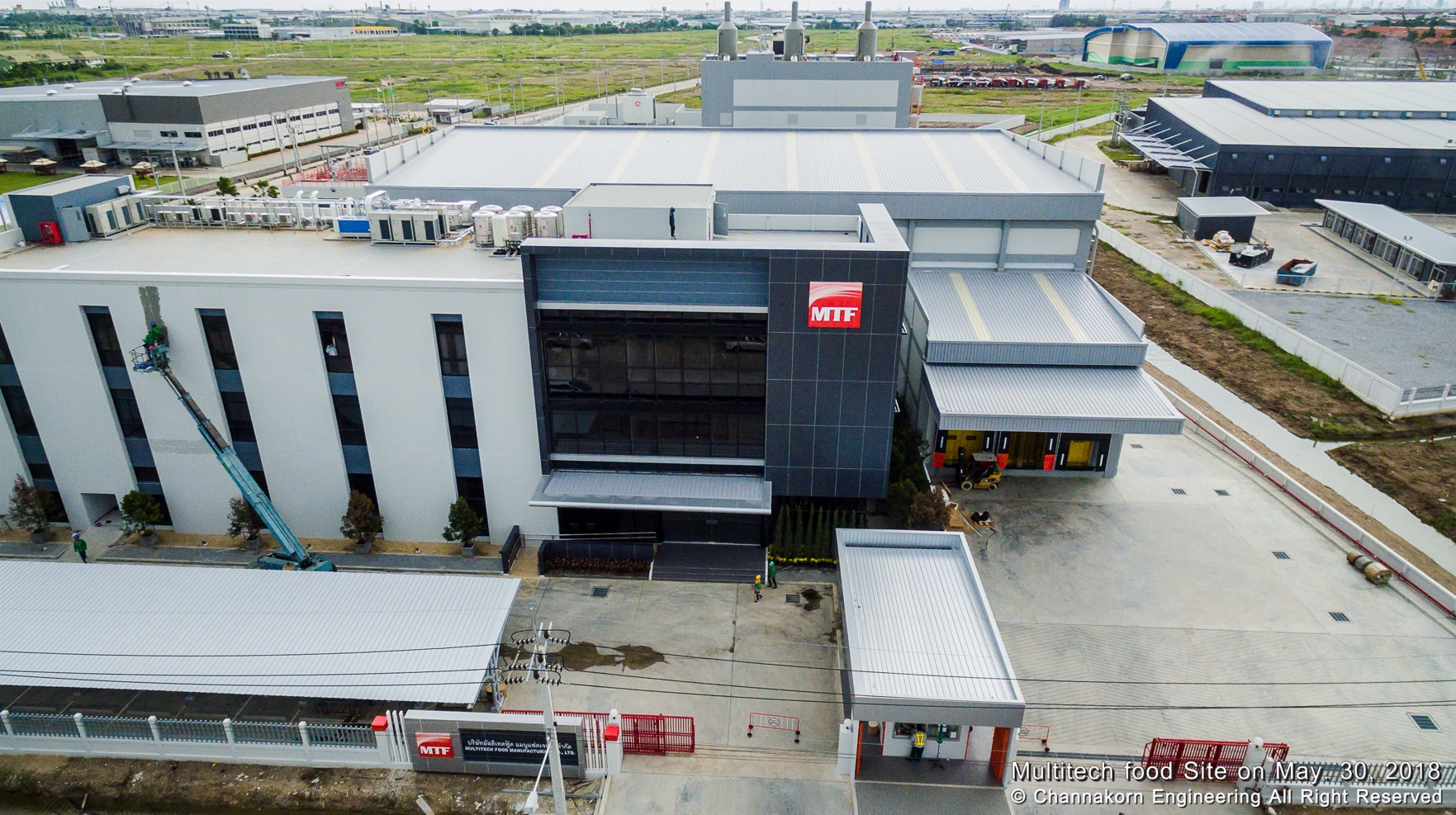 ก่อสร้างโรงงานและสำนักงาน นิคมบางปูเหนือ จ.สมุทรปราการ