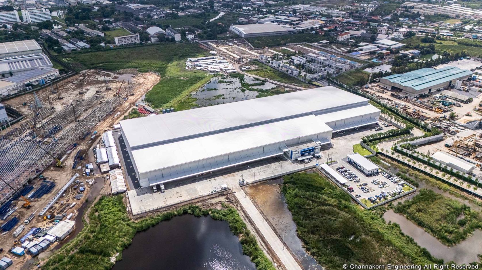 งานก่อสร้างอาคารคลังสินค้าแอลฟา บางกระดี (Alpha Bang Kadi)