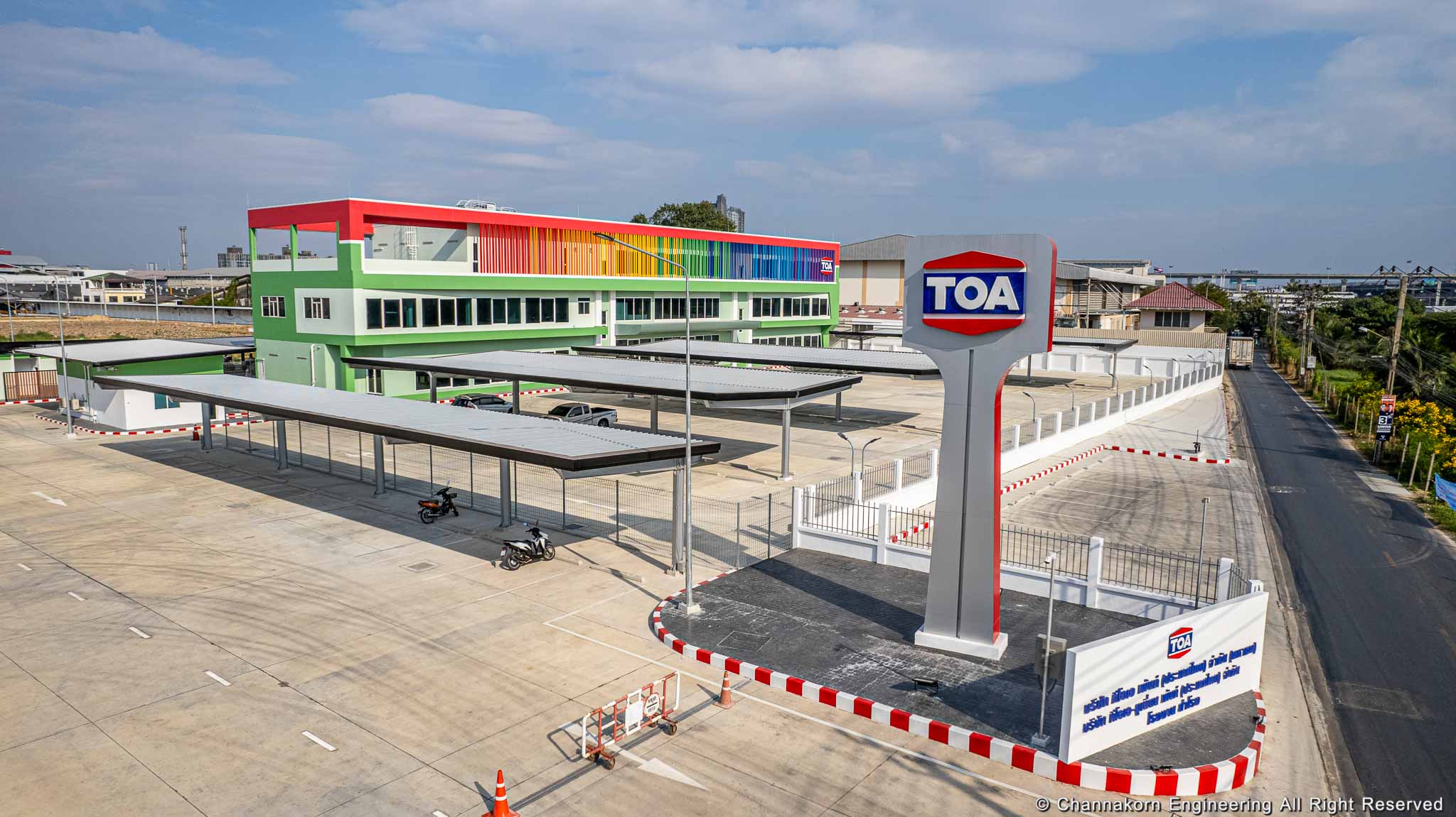 โครงการก่อสร้าง New Office TOAS (TOA Samrong Plant)