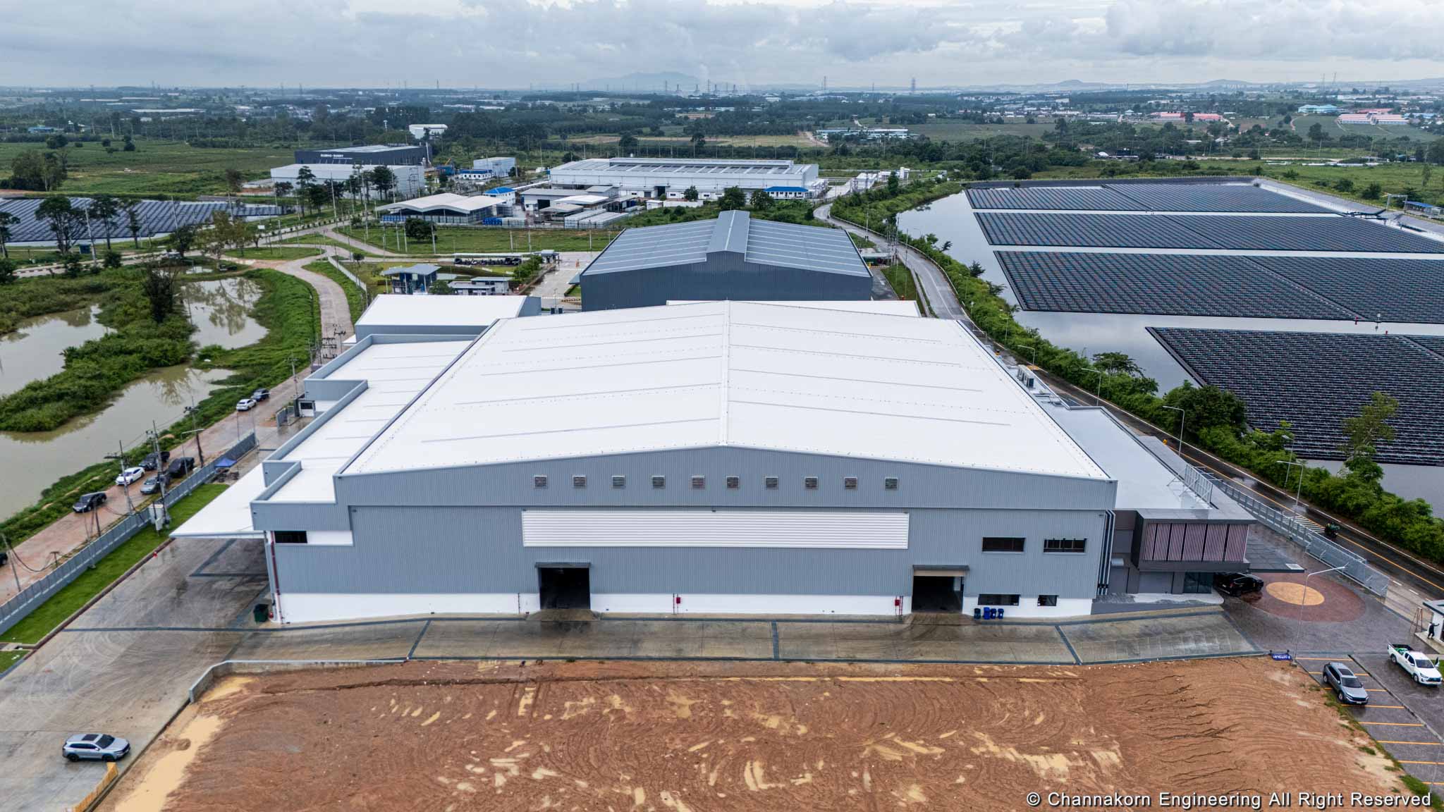 ก่อสร้างโรงงานทีอีซี ของบริษัท เทค ซิสเต็มส์ จำกัด